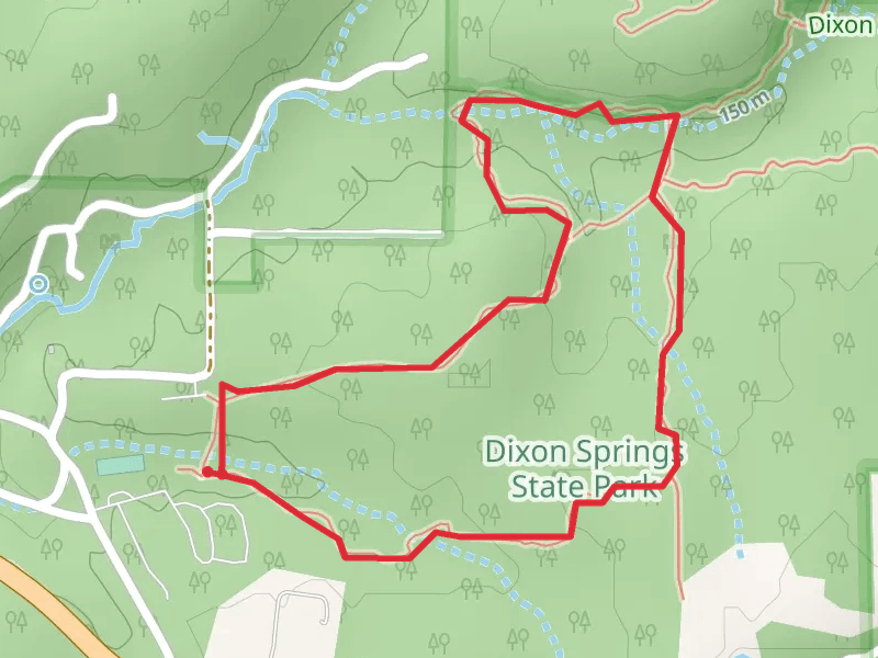 Oak Tree Trail, Pine Tree Trail and Bluff Loop Trail