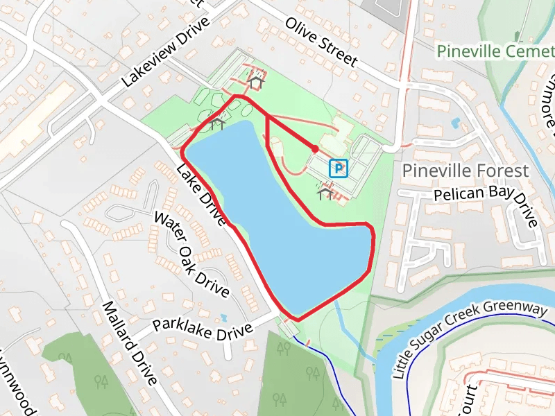 Pineville Lake Park Loop