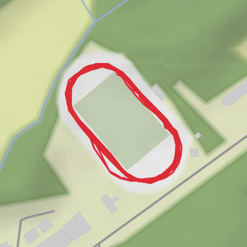 A map preview of the recording Paderborn Running.