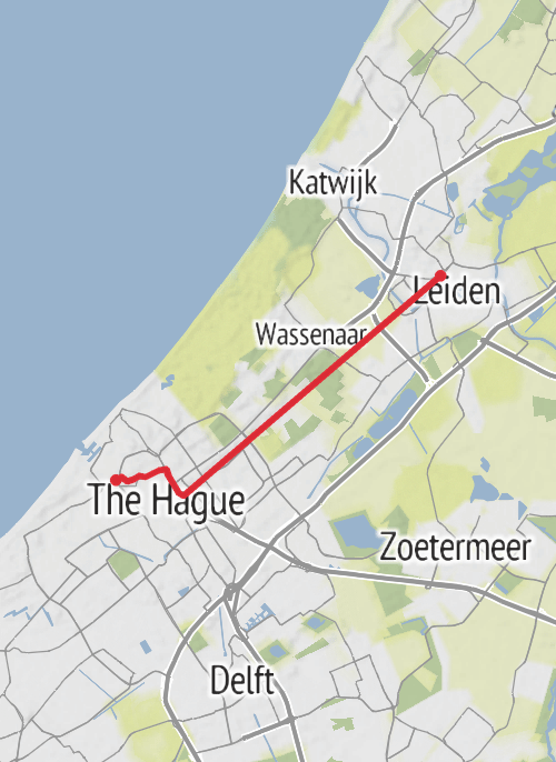 The Hague Road Cycling mobile static map
