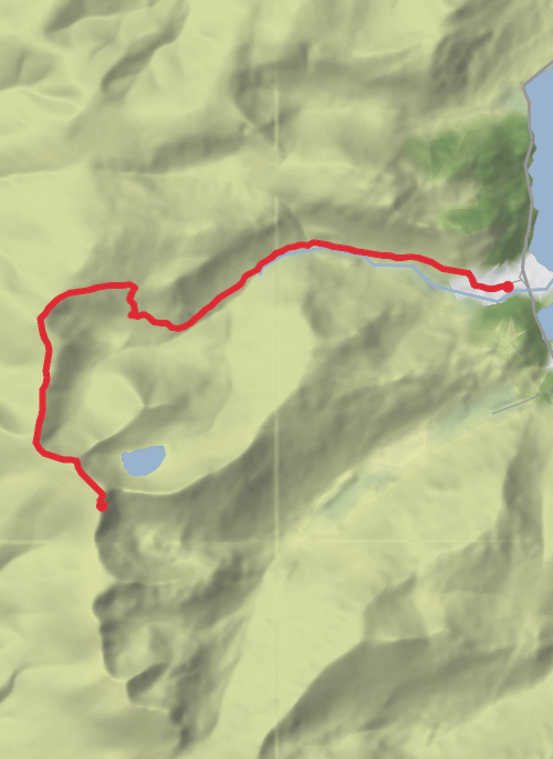 Eden Hiking mobile static map