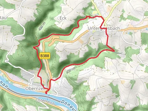 Obernzell, Hammermuhle and Untergriesbach Loop
