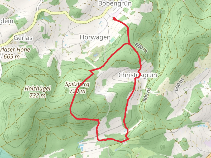 Spitzberg and Gerlaser Forst Loop - Bobengrun
