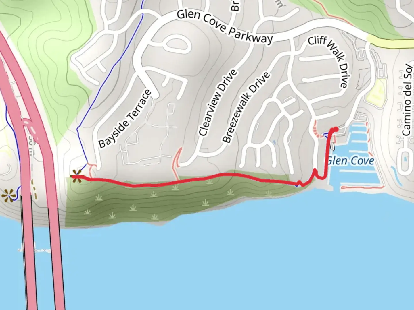 An image depicting the trail Carquinez Overlook Trail and its surrounding area.