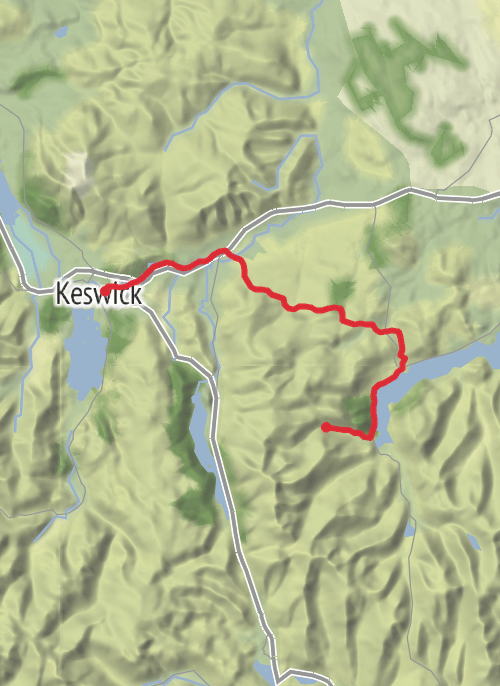Allerdale Hiking mobile static map