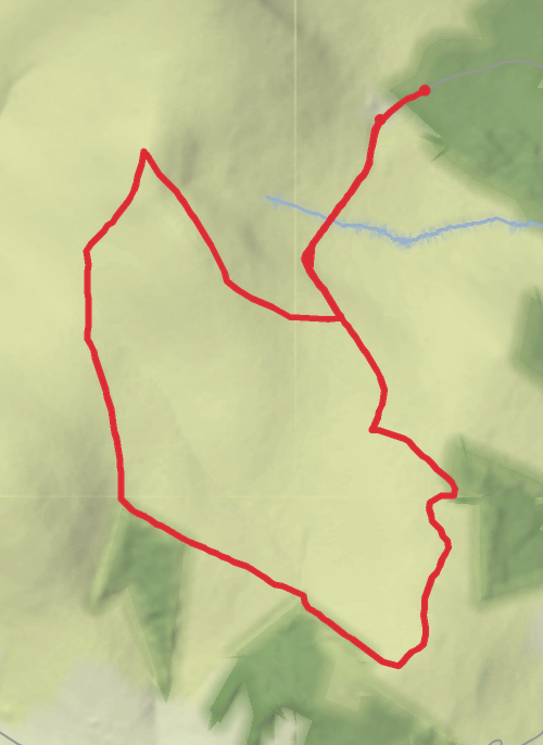 Hike from Ballycrystal mobile static map