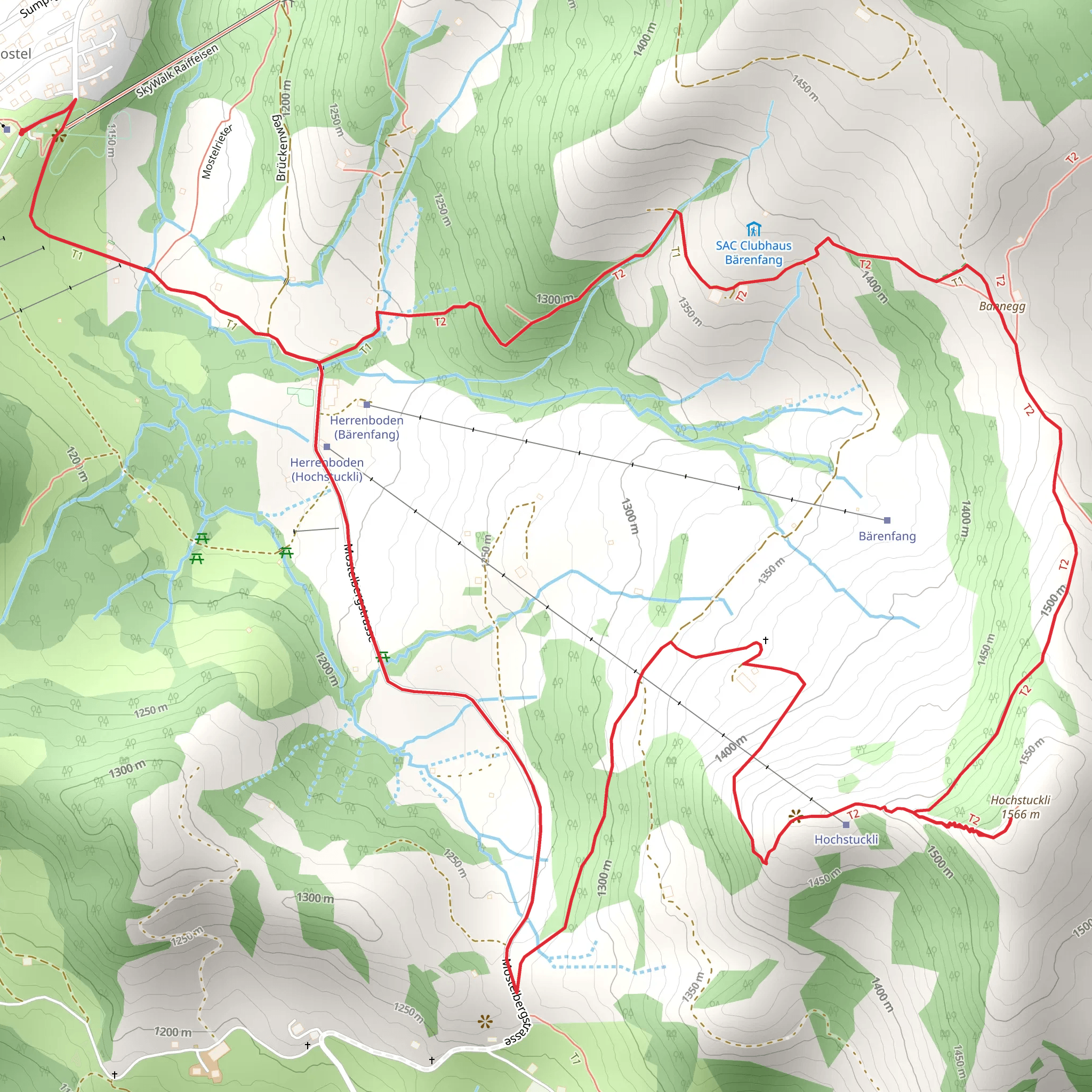 Gipfelrundweg mobile static map