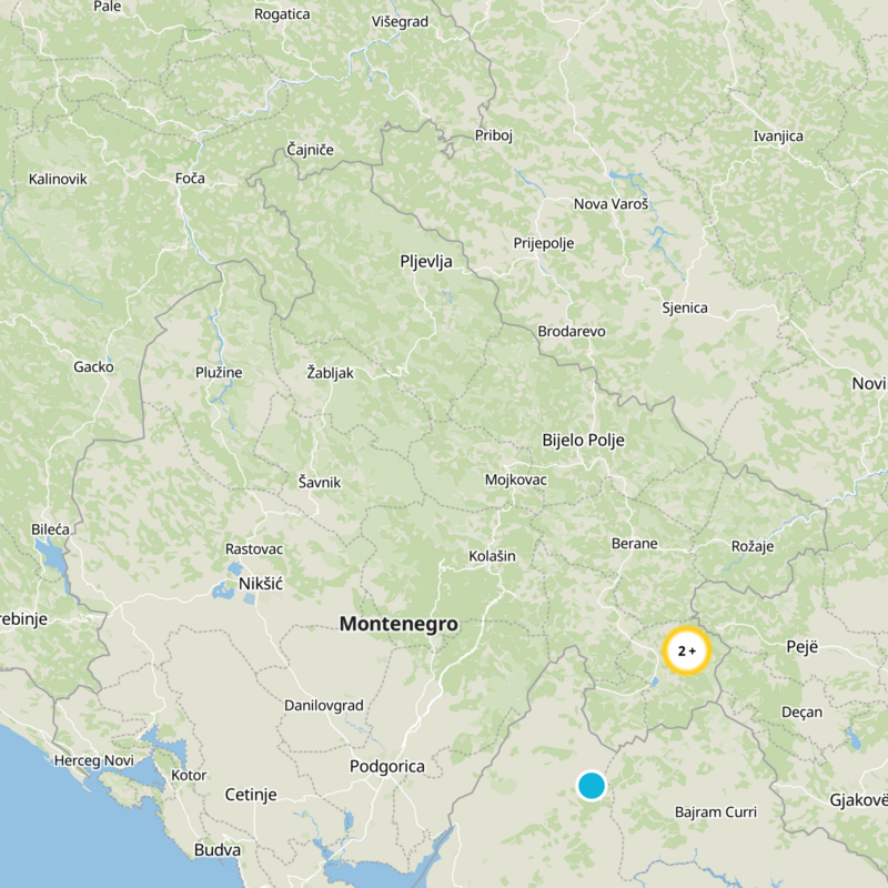 Mojkovac Static Map