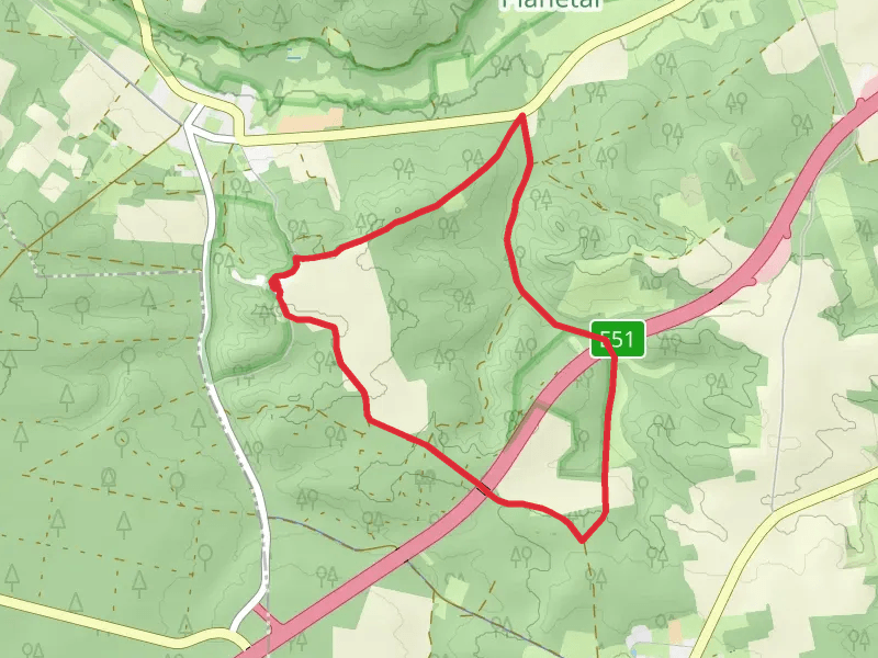 Naturparkrundwanderweg and Bergmolchwanderweg