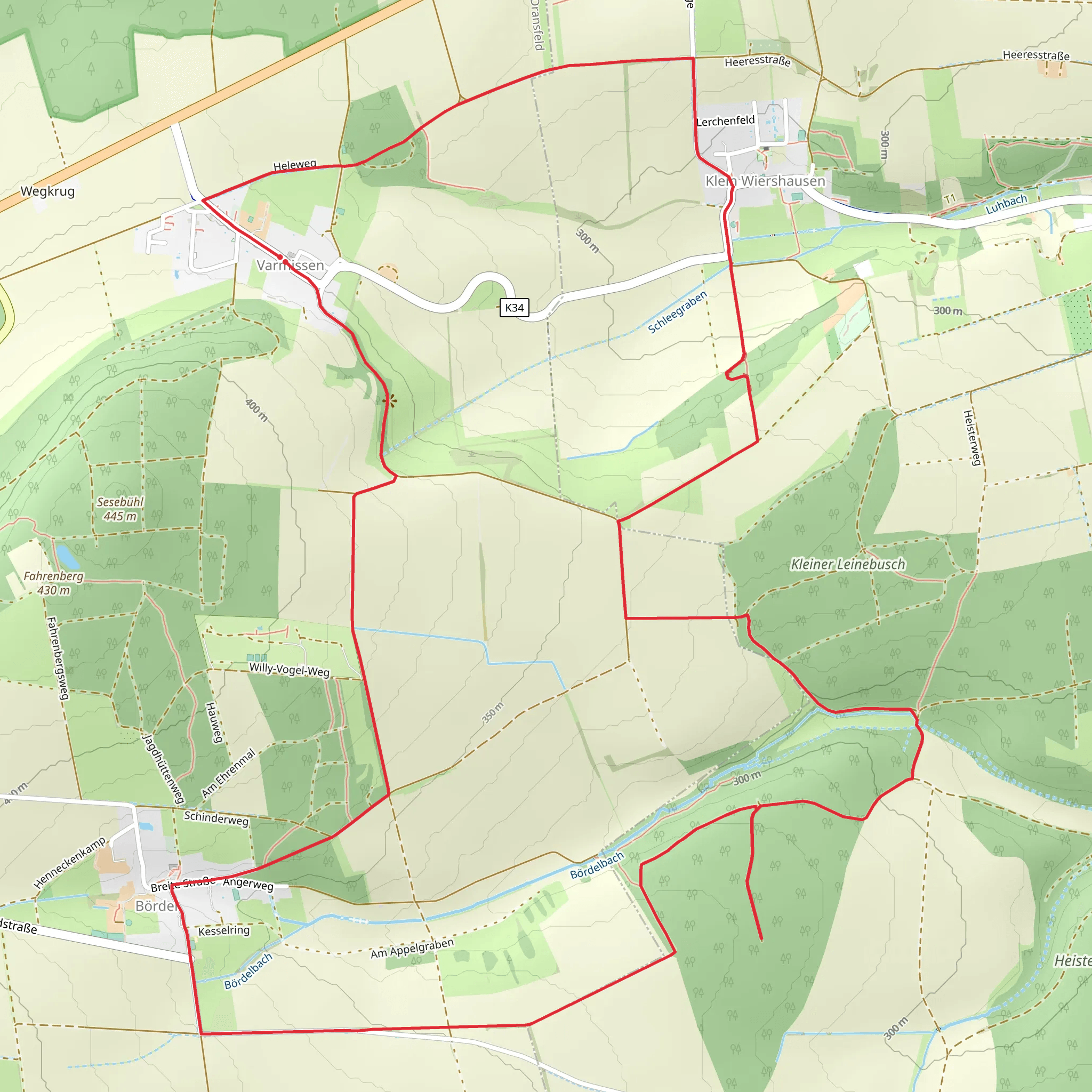 Rundwanderweg Dransfeld mobile static map