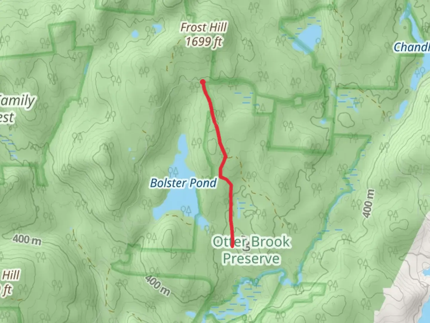 An image depicting the trail Bowlder Road Trail and its surrounding area.