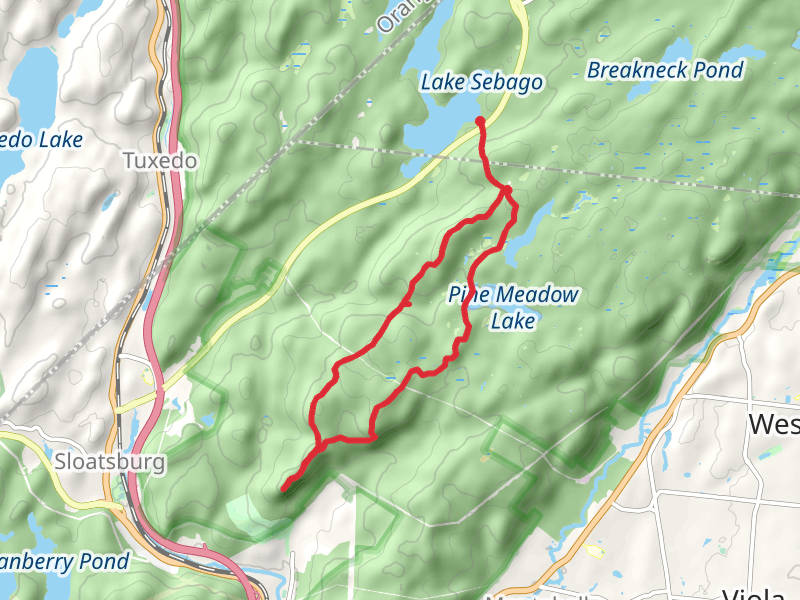 Diamond Mountain Loop via Seven Hill
