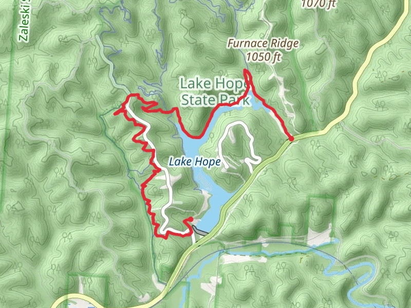 Furnace and Sidewinder Trail - Lake Hope