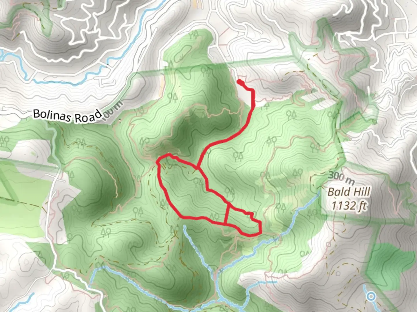 An image depicting the trail Six Point and Bald Hill Loop Trail and its surrounding area.