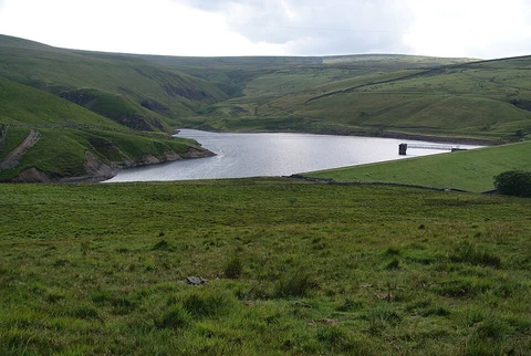 Gorpley Reservoir and Freeholds Top