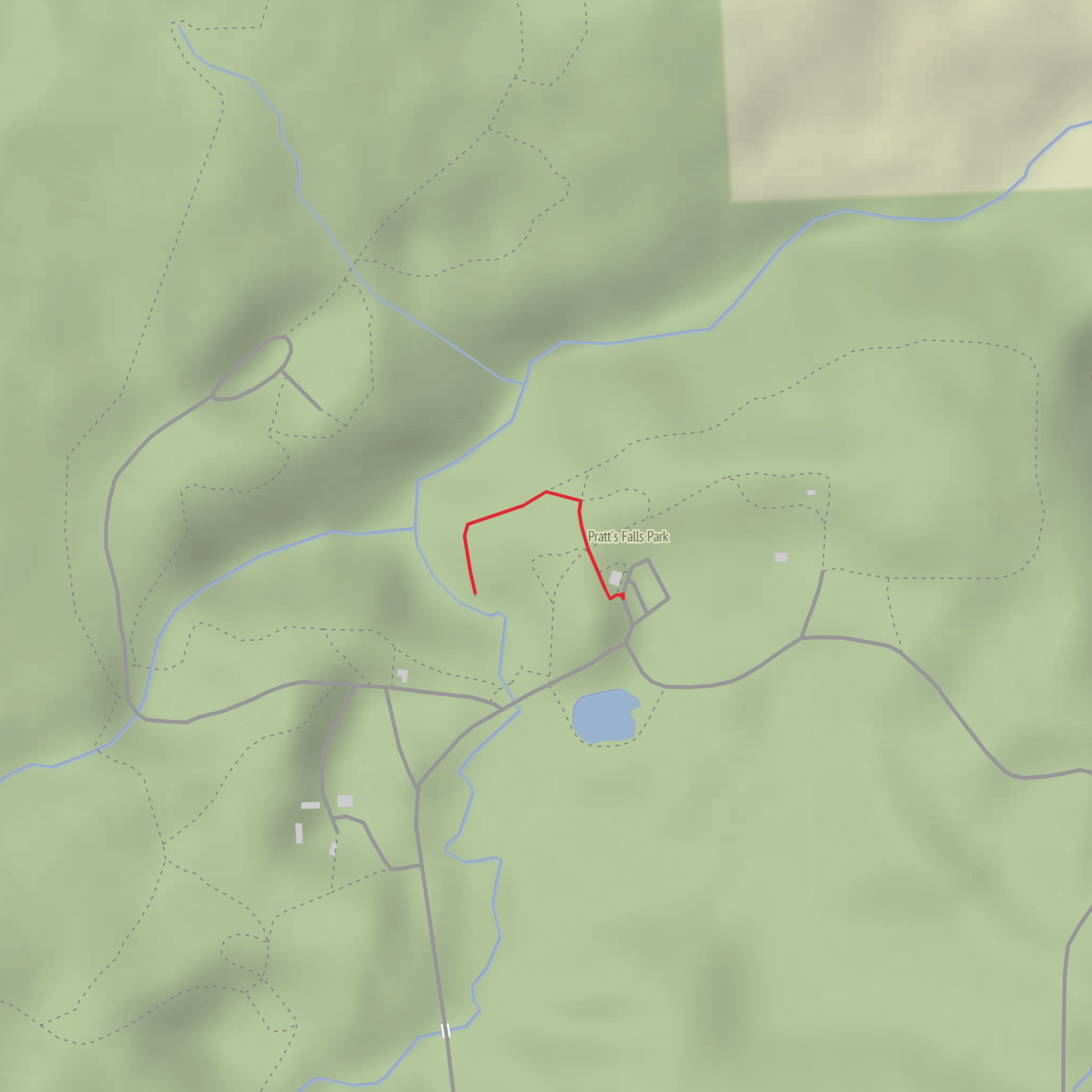 Pratt's Falls mobile static map