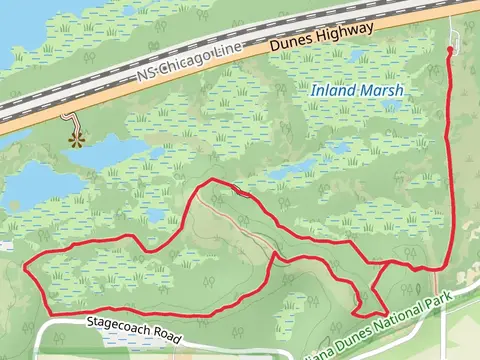 Tolleston Dunes Long Loop Trail