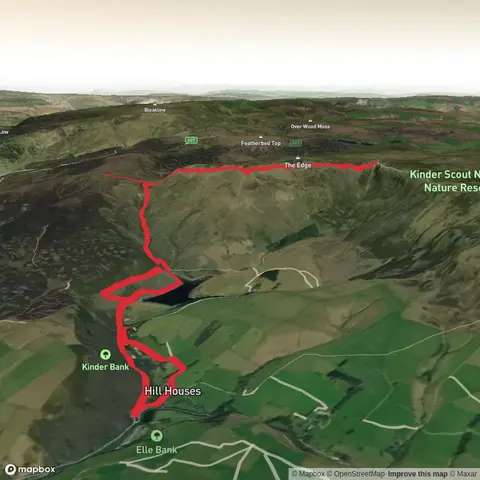 Kinder Downfall & Mill House - out & Back