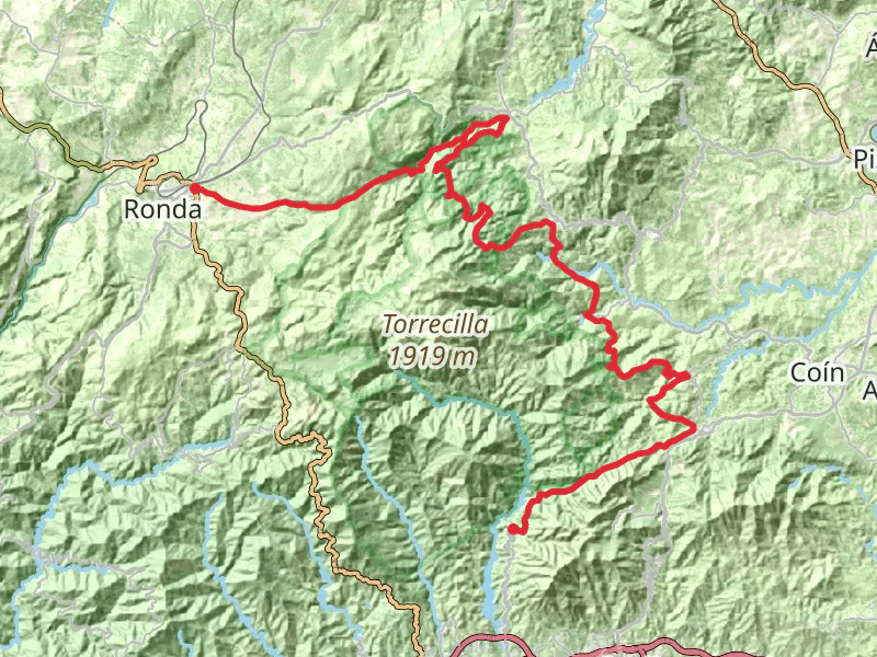 GR 243 Sendero Sierra de las Nieves