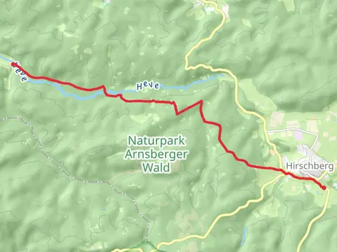Neuhaus to Hirschberg via Querweg and Knickenhagenschneise