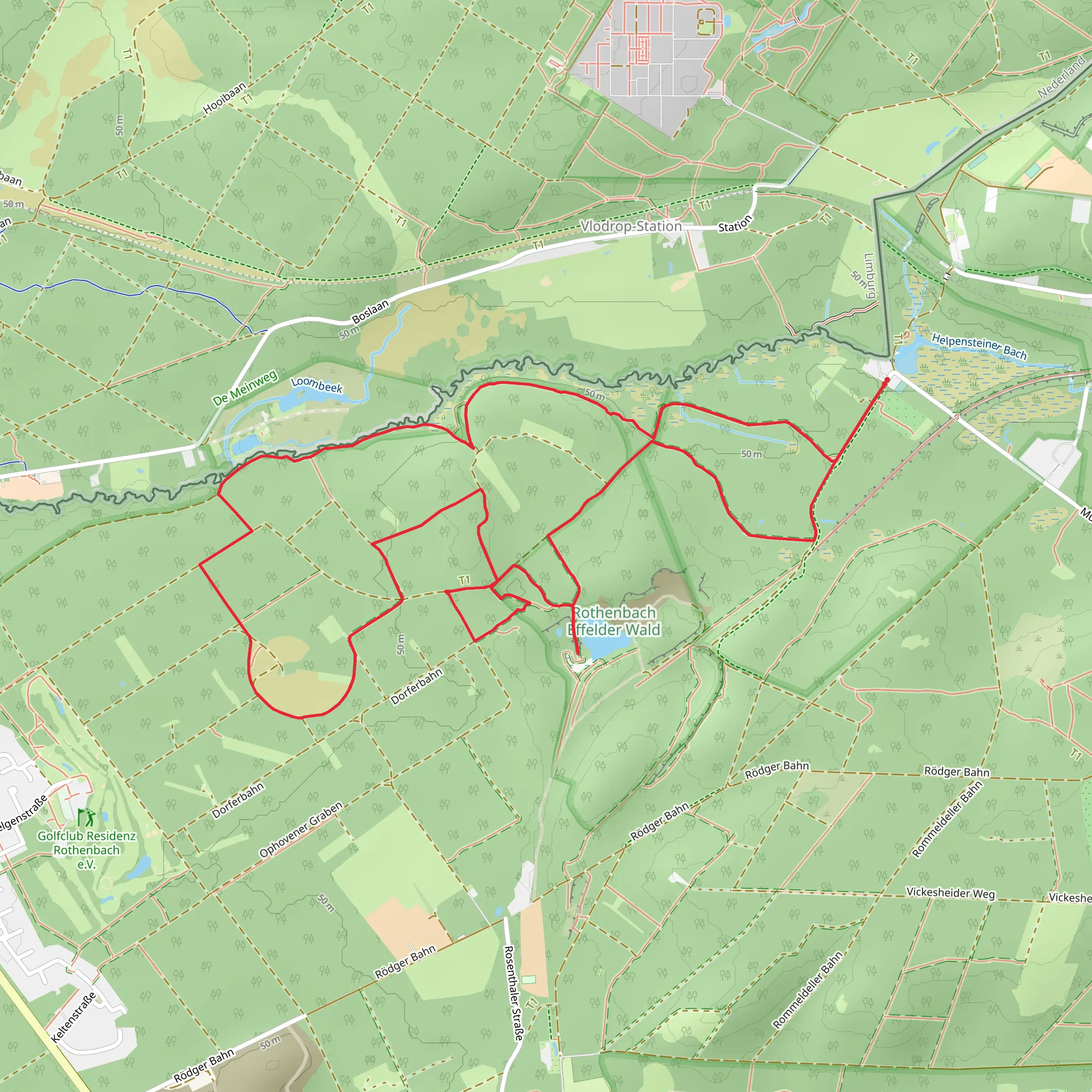Effelder Loop mobile static map