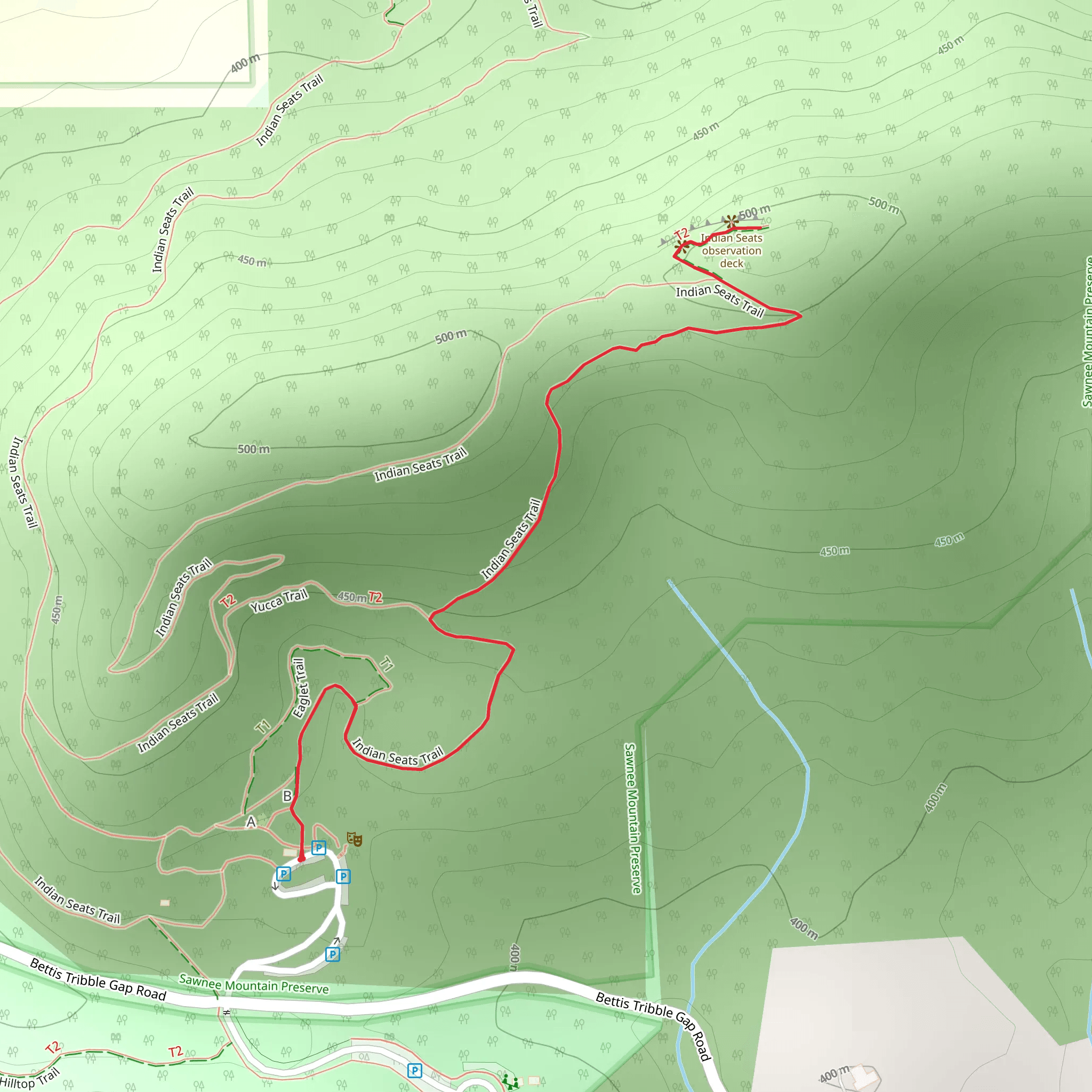 Indian Seats mobile static map