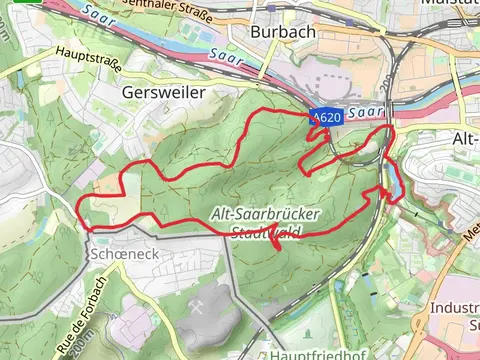 Deutschmühlentalweiher via Jugendherbergsweg