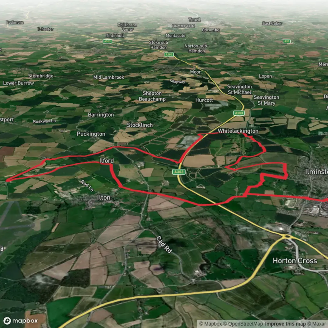 An image depicting the trail Hike from Somerset via Cock's bridge and its surrounding area.