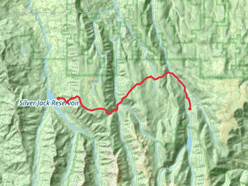 Big Blue Campground via Alpine Trail