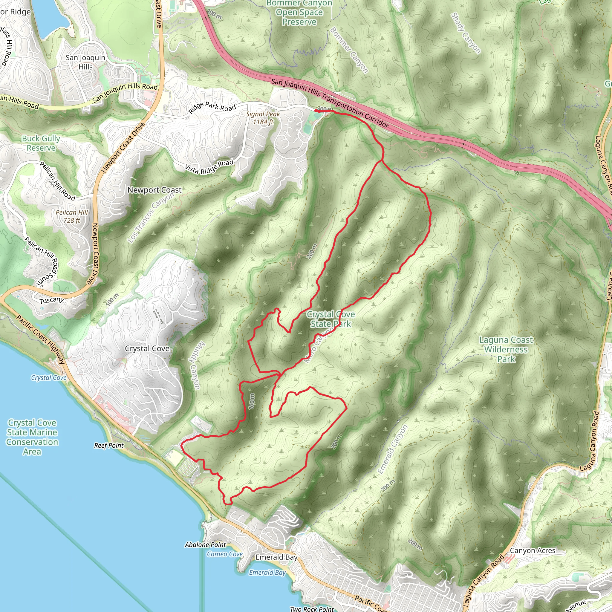 Rattlesnake and BFI Loop Trail mobile static map