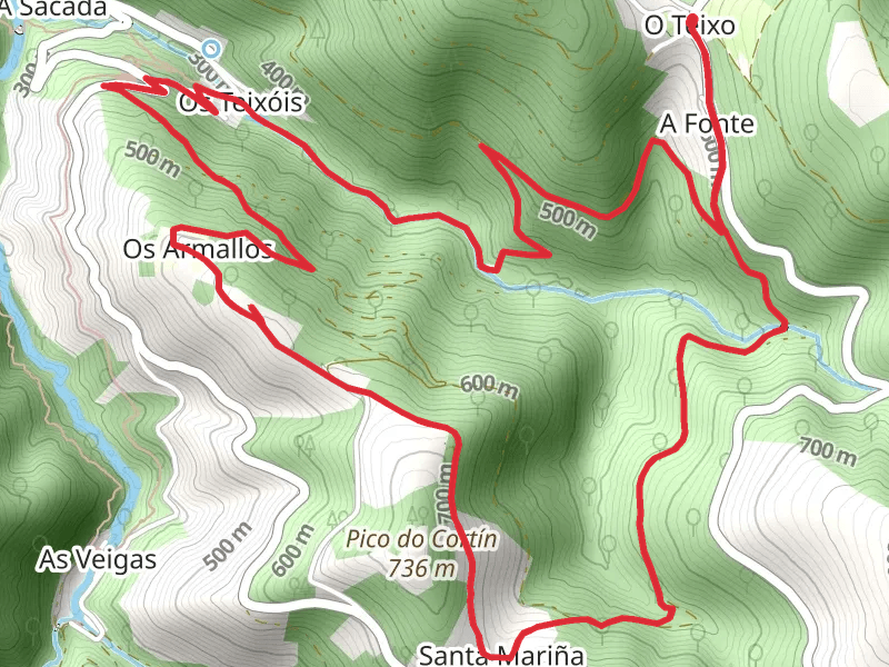 Route Teixo-Teixois