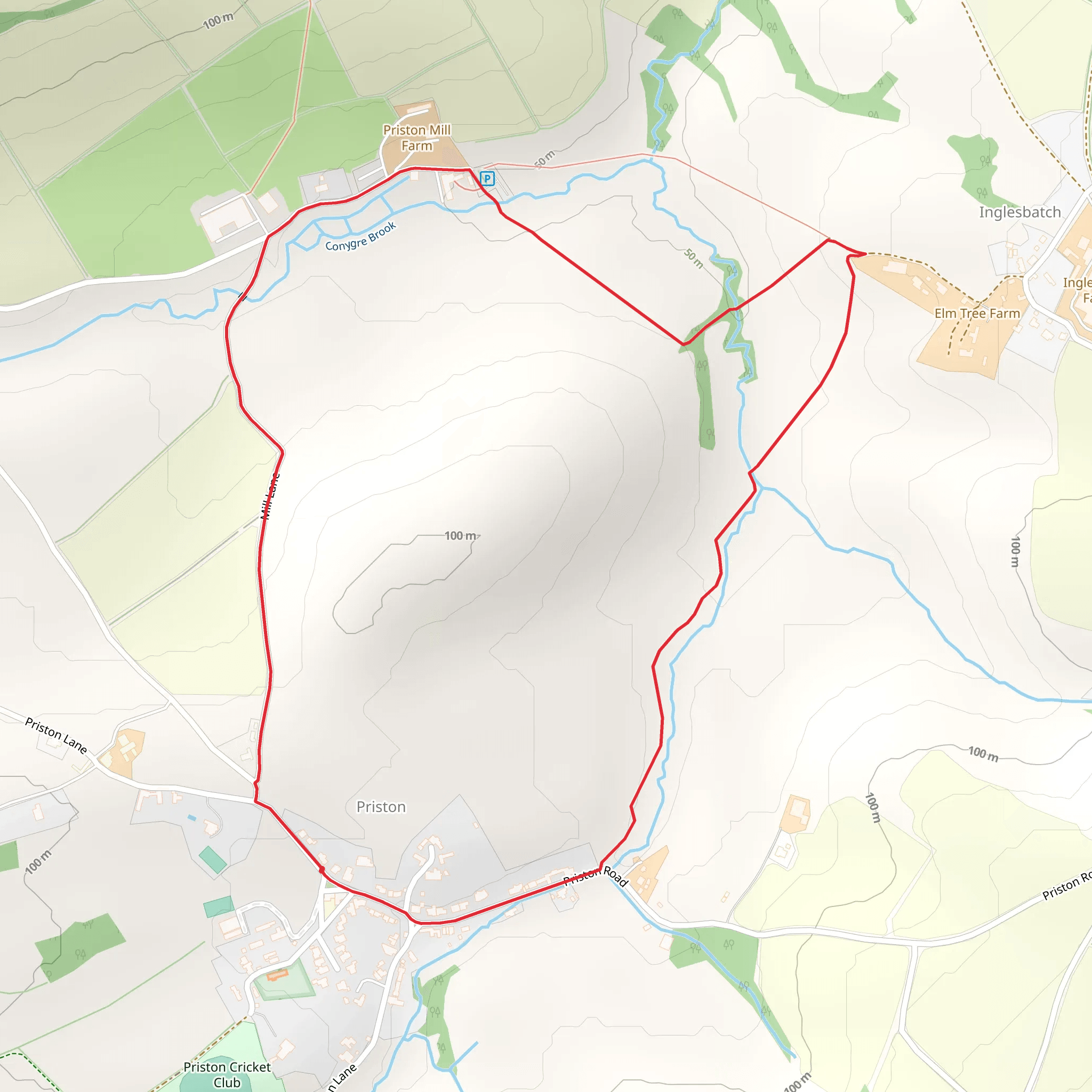 Inglesbatch Loop mobile static map