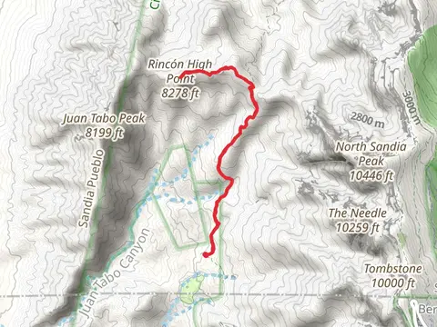 Piedra Lisa South Trail and Rincon Trail