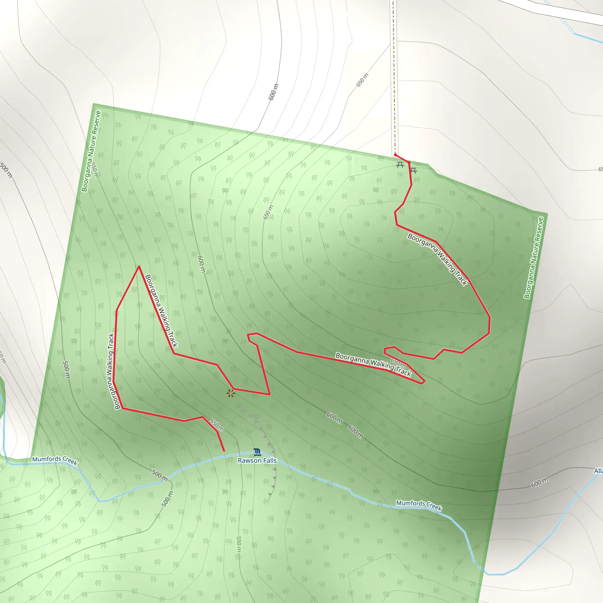Rawson Falls Walk mobile static map