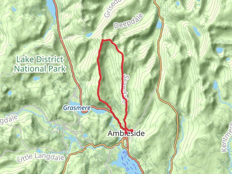 Fairfield Horseshoe from Ambleside thumbnail