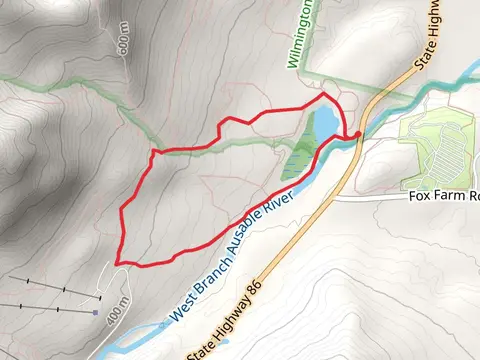 Upper and Lower Ausable River Connector Trail Loop