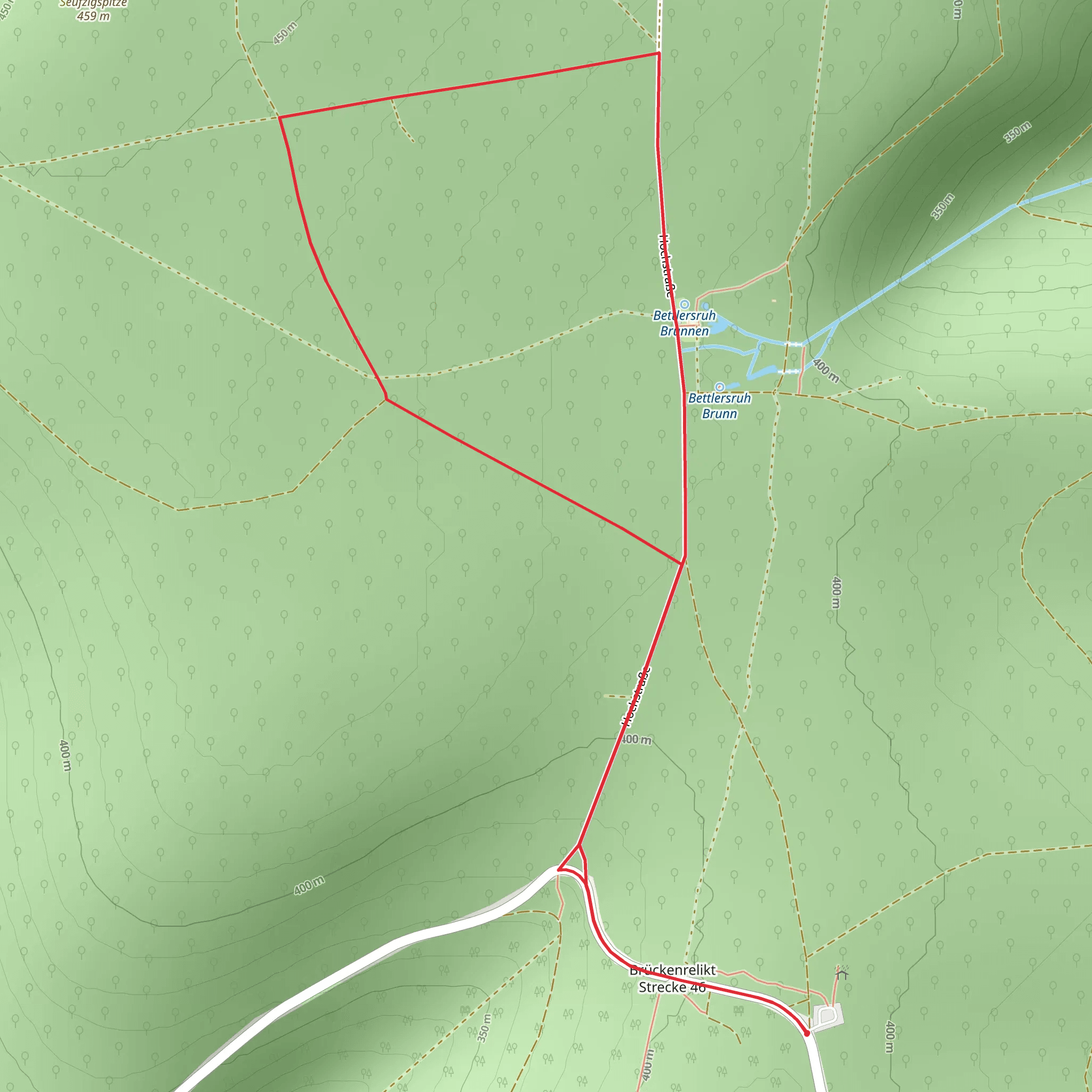 Bettlersruh Loop mobile static map