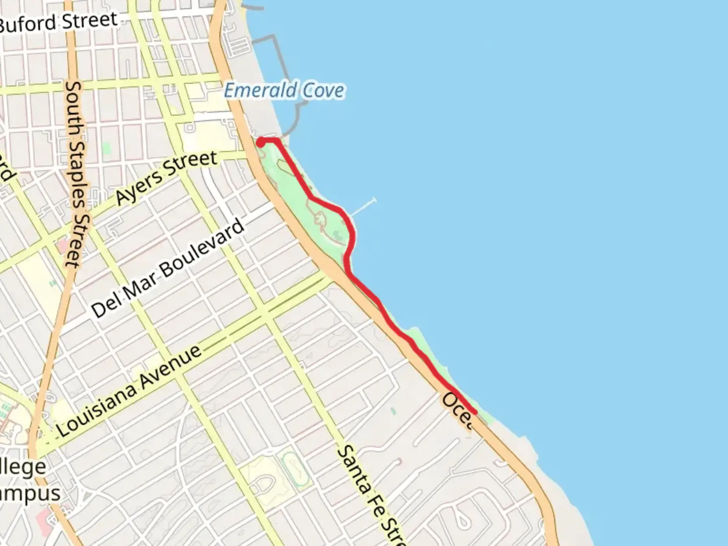 An image depicting the trail Cole Park Walk and its surrounding area.