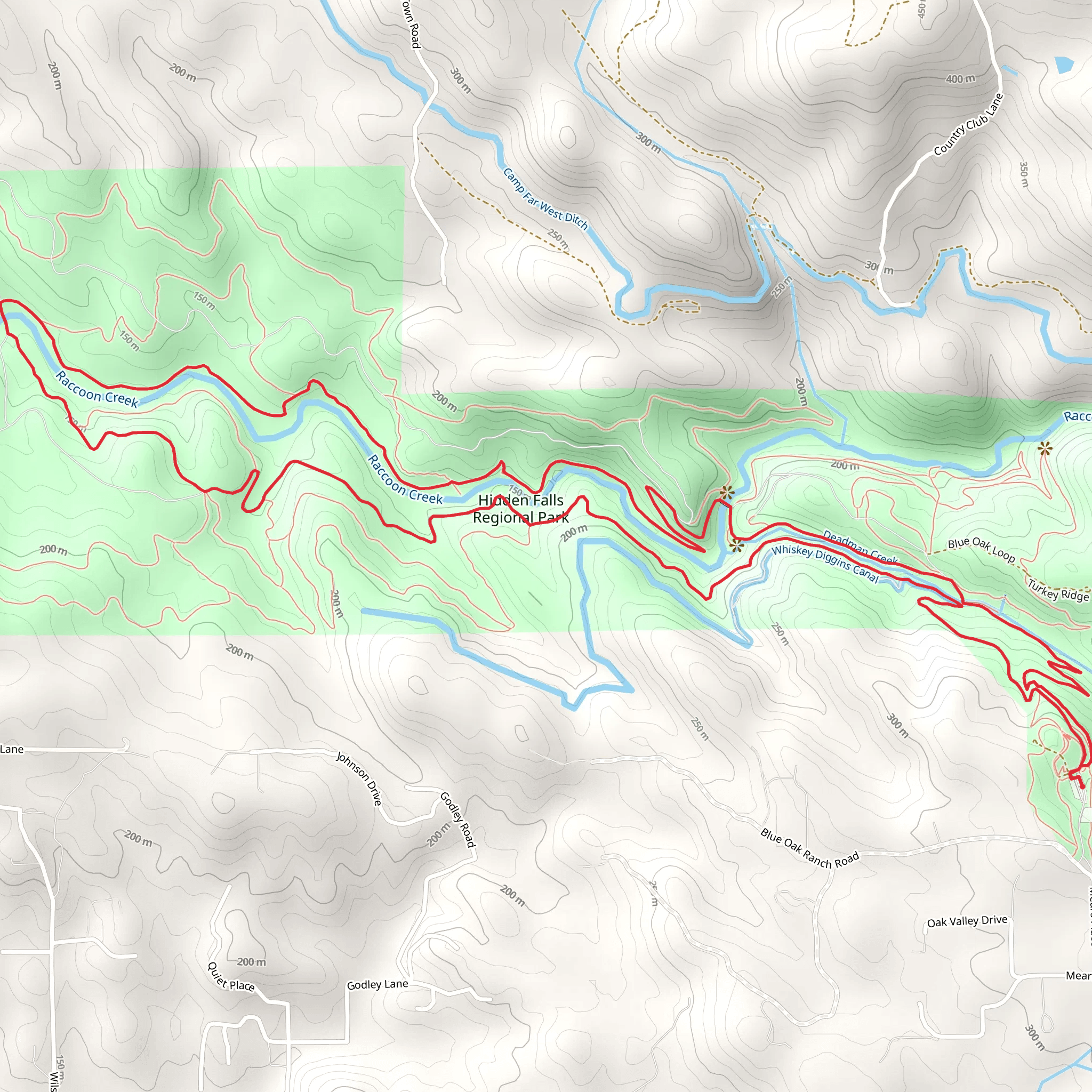 South Legacy Way, Gold Finch and Poppy Loop Trail mobile static map