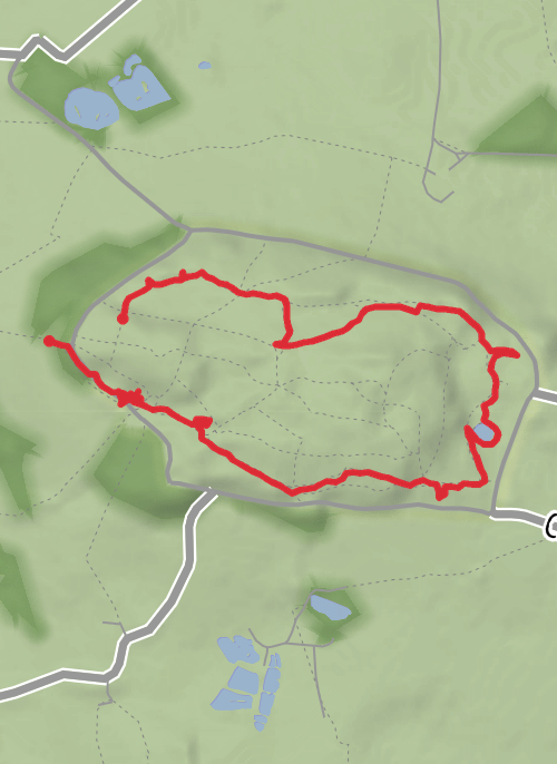 Hike from Chipping mobile static map