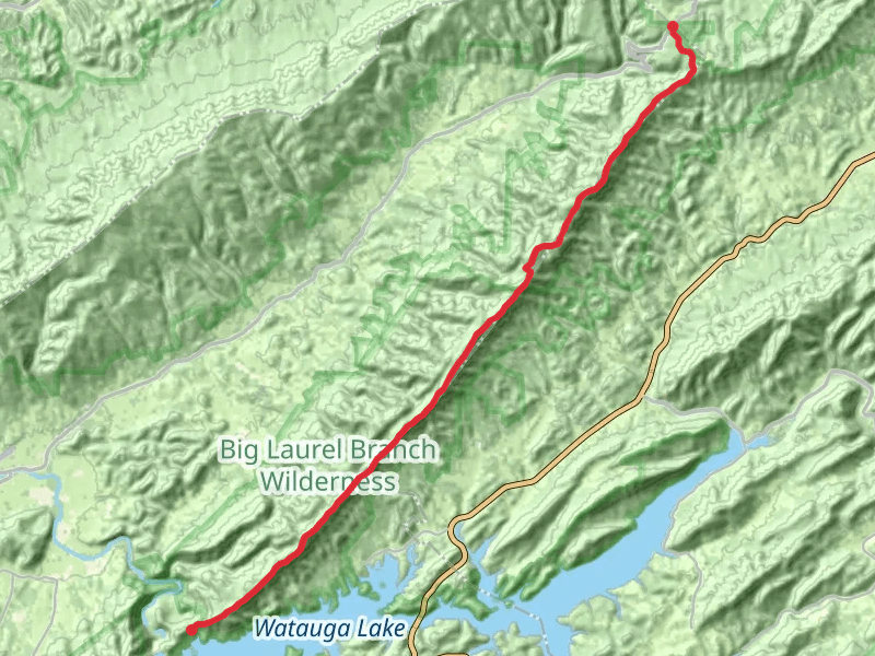 Appalachian Trail from Cross Mountain Road