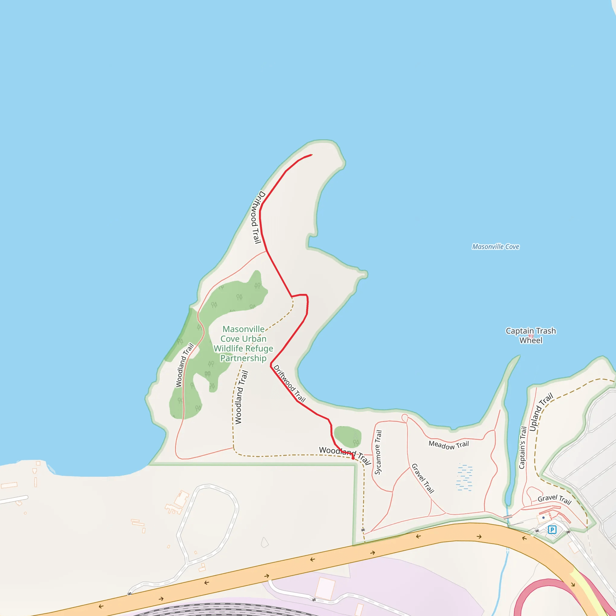 Driftwood Trail mobile static map