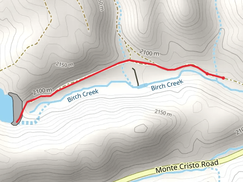Birch Creek Reservoir Out and Back
