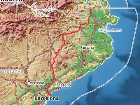 GR 2 La Junquera to Sant Adriá del Besos
