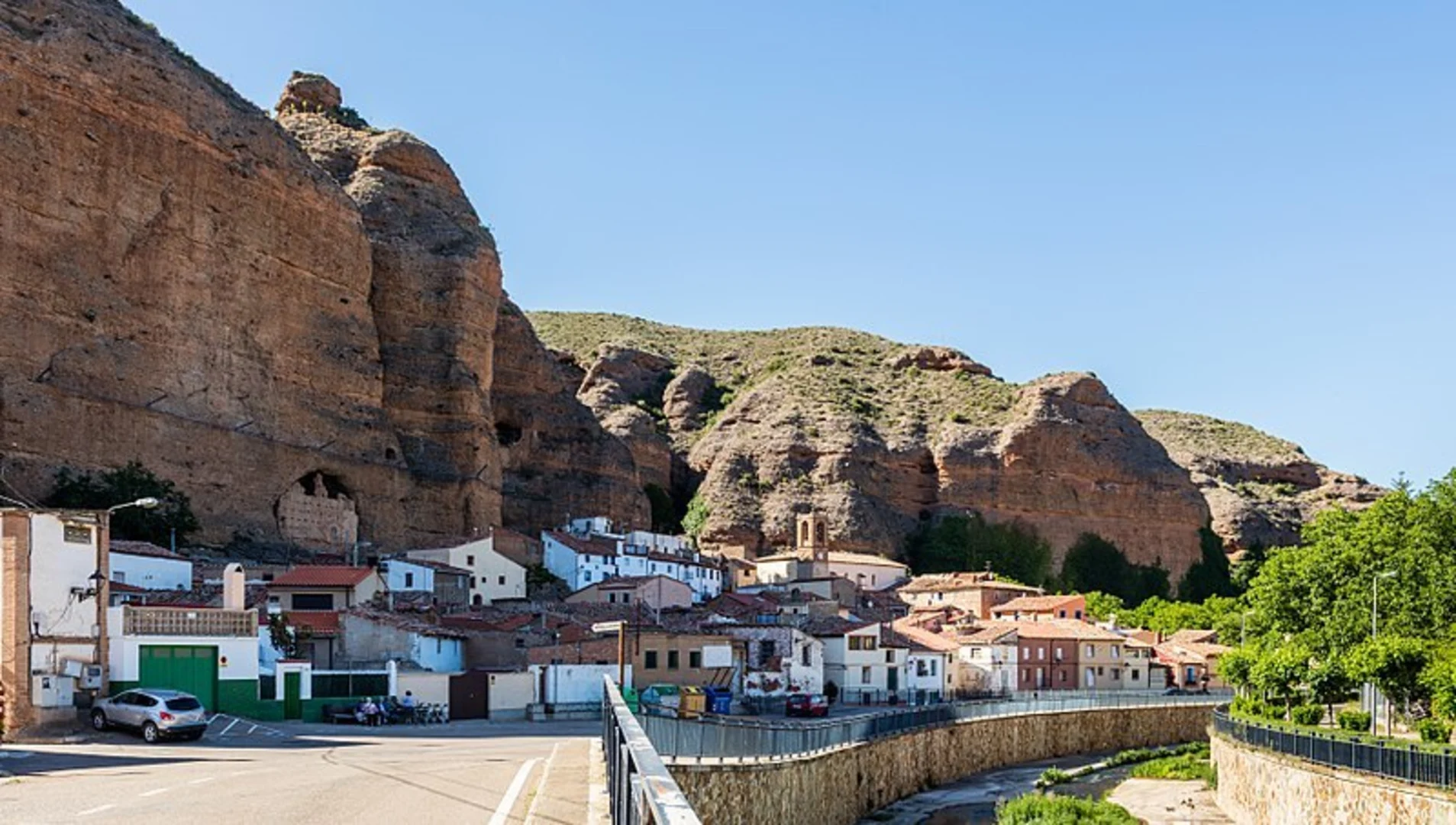 An image depicting the trail Tarazona PR Z 1 and its surrounding area.