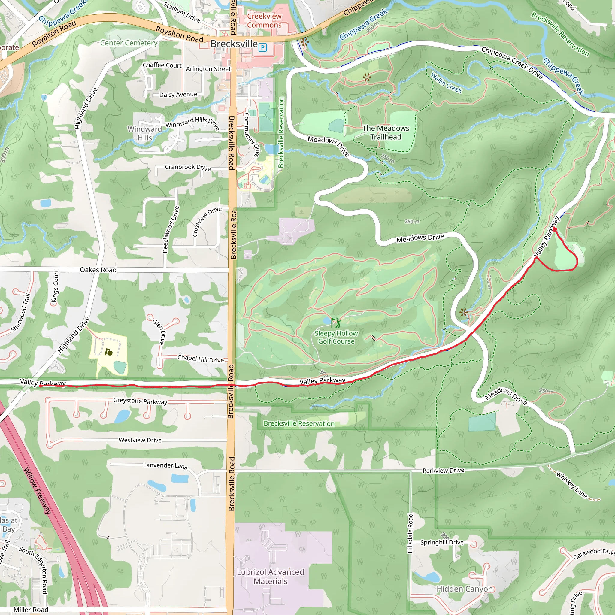 Oak Grove Picnic Area and All Purpose Trail mobile static map