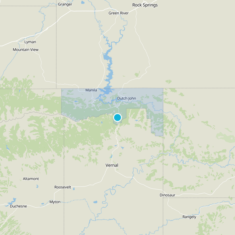 Daggett County Static Map