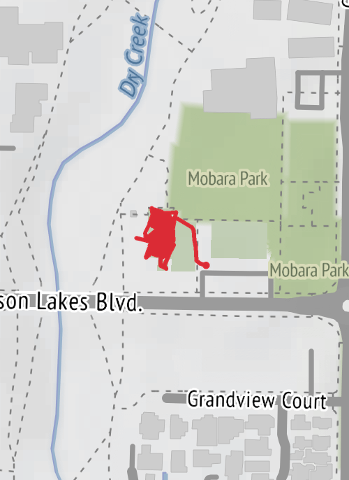 Mawson Lakes Tennis mobile static map