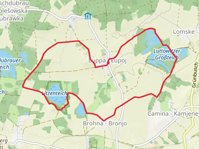 Passockteich, Luttowitzer Grossteich and Neuer Teich Loop