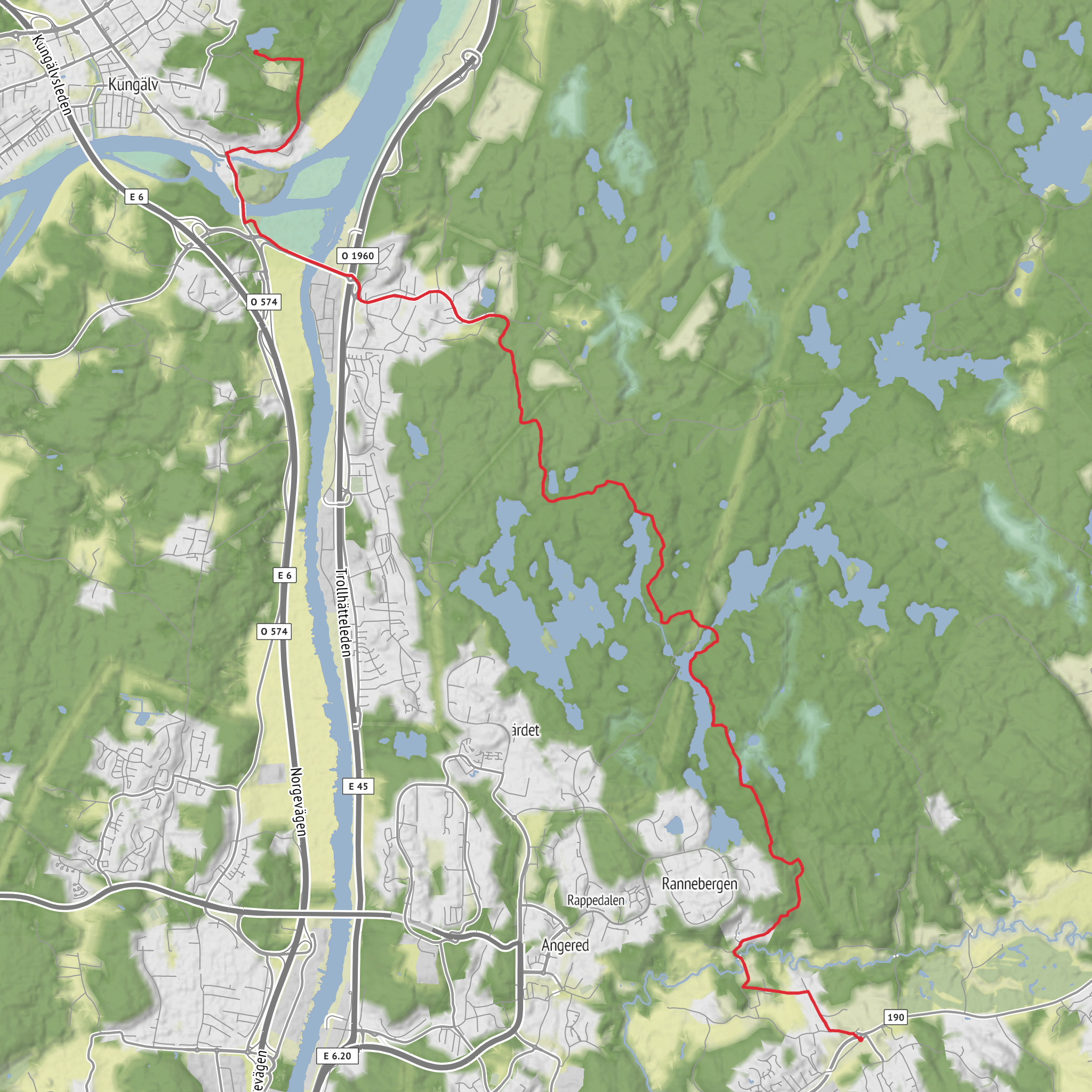 Bohusleden Stage 22 mobile static map
